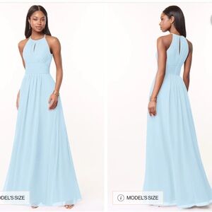 Azazzie Bonnie dress in sky blue
